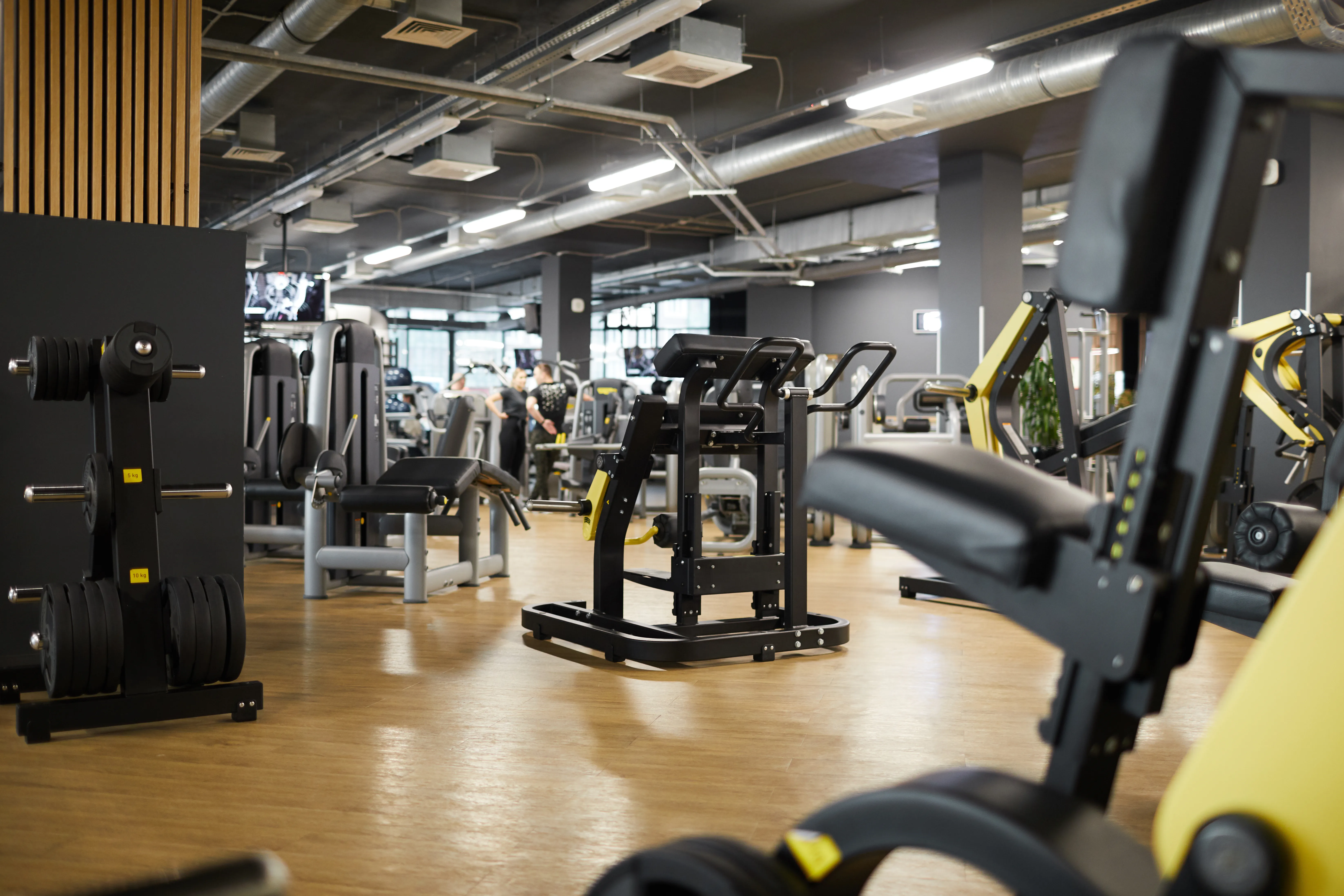Empty gym interior